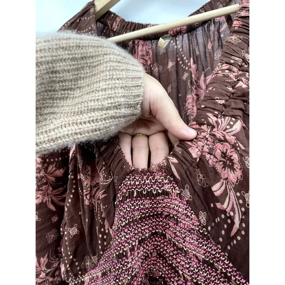 Free people brown golden hour Dress
